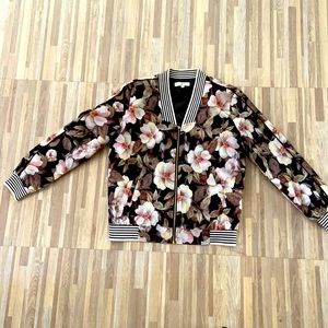 Floral Waist Length Jacket